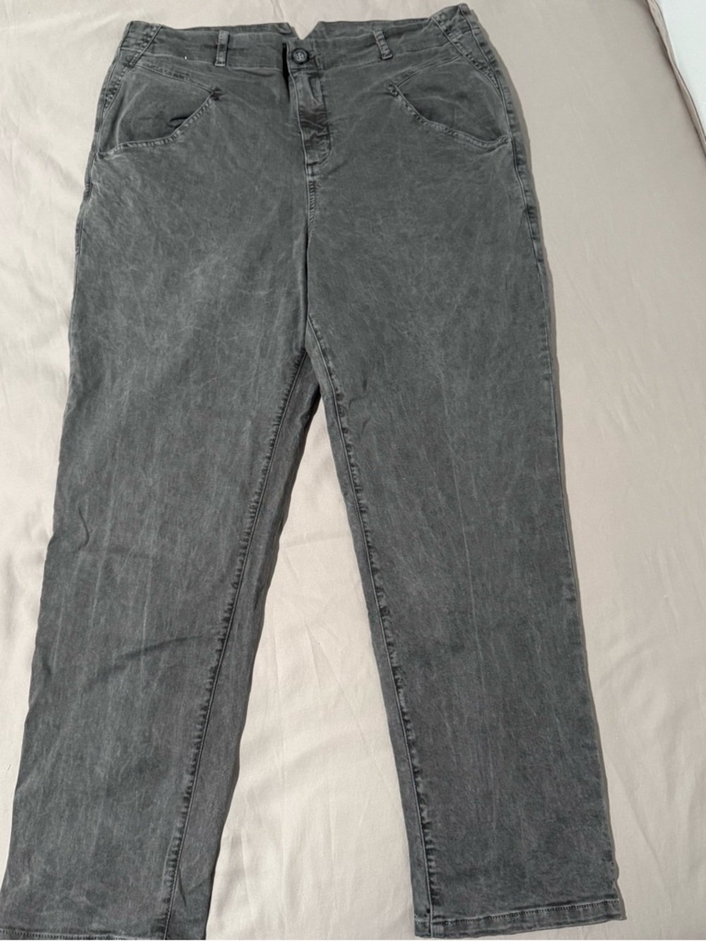 Anthropologie Pants Women’s High-Rise Slim Straight Utility Carbon Large NWT
